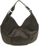 piel leather large hobo в шоколадном цвете - один размер: стильная и просторная сумка логотип