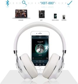 img 1 attached to Беспроводные наушники для наушников Over-Ear через Bluetooth