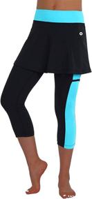 img 3 attached to ANIVIVO Skirted Legging for Women - Yoga Legging with Skirts & Pockets, Tennis Legging Clothes for Women