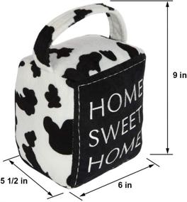 img 2 attached to 🏡 Lily's Home Animal Print Weighted Fabric Door Stopper - Homestead Decor for a Sweet Country Home