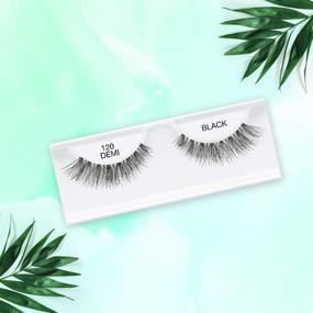 img 3 attached to 💃 Ardell Natural Lashes False Eyelashes 120 Black (4 pack): Enhanced Eye Glamour in One Purchase!