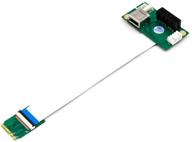 улучшенная ngff (m.2) ключ a/e к pci-e express x1+usb адаптер: высокая производительность с использованием кабеля высокой скорости fpc логотип