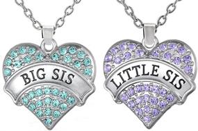 img 1 attached to 👯 Sisters Friends Necklace - Girls' Jewelry Necklaces