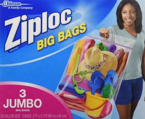 img 2 attached to Ziploc 3 Jumbo Big Bags, 4 Extra-Large Big Bags, 5 Large Big Bags