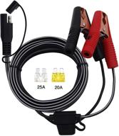 16.5ft 14awg battery alligator crocodile clip to sae connector extension cable, 12v sae quick release adapter to alligator clips quick disconnect cable by sccke logo