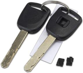 img 3 attached to 🔑 3зеркала Цилиндр замка L&R для Honda 98-02 Accord, 01-05 Civic, 99-04 Odyssey, 00-09 S2000 - Высокое качество с 2 ключами, модель 72185-S9A-013