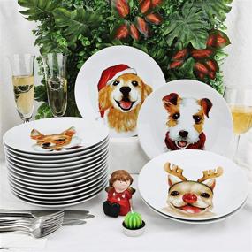 img 1 attached to 🍽️ Serving Friendly Patterns: The Perfect Dinner Plates for Hosts and Hostesses