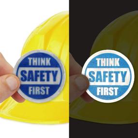 img 1 attached to 🔆 Retro Reflective Circle Safety Labels by SmartSign: Enhancing Visibility for Improved Safety