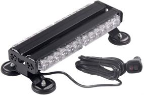 img 2 attached to 🔵 Evershine Signal ES-317-2B: Double-Sided LED Strobe Light Bar for Emergency Vehicles - Blue (12.4")