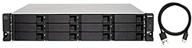 💾 qnap tl-r1200c-rp 12-bay rackmount usb 3.2 gen 2 type-c jbod storage enclosure with redundant power supply logo