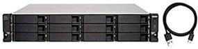 img 4 attached to 💾 QNAP TL-R1200C-RP 12-Bay Rackmount USB 3.2 Gen 2 Type-C JBOD Storage Enclosure with Redundant Power Supply