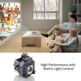 img 1 attached to 🎥 Gear By Design YHY ELPLP69 Projector Lamp with Housing for Epson Powerlite Home Cinema Projectors