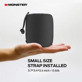 img 1 attached to 🔊 Monster Bluetooth Speaker - Superstar S110 Портативная колонка с функцией беспроводной связи Bluetooth 5.0, поддержка True Wireless Stereo, микрофон, портативная беспроводная колонка для дома или использования внутри помещения, более громкий стереозвук