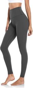 img 3 attached to HeyNuts High Waisted Leggings - 31'' Extra Long Women’s Essential II with Hawthorn Athletic Design