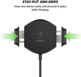 img 2 attached to 📱 Belkin Boost Up Wireless Charging Vent Mount 10W – Car Charger Mount for iPhone 11, XS, XR, Samsung Galaxy S10, Note10 & More