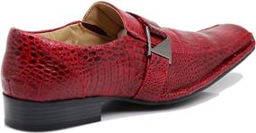 img 1 attached to Enzo Romeo Santcro Crocodile Loafers Men's Shoes in Loafers & Slip-Ons