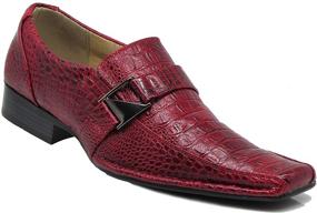 img 4 attached to Enzo Romeo Santcro Crocodile Loafers Men's Shoes in Loafers & Slip-Ons