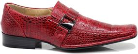 img 3 attached to Enzo Romeo Santcro Crocodile Loafers Men's Shoes in Loafers & Slip-Ons