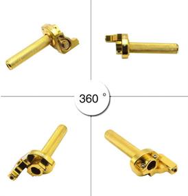 img 1 attached to CNC Aluminum Motorcycle 22Mm Throttle Grips Settle Twist Gas Throttle Handle For Kawasaki Yamaha Dirt Pit Bike Universal
