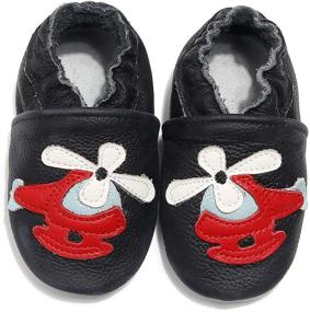 img 1 attached to 👶 Bebila Cartoon Baby Moccasins Soft Shoes for Boys