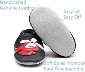 img 3 attached to 👶 Bebila Cartoon Baby Moccasins Soft Shoes for Boys