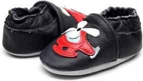 img 4 attached to 👶 Bebila Cartoon Baby Moccasins Soft Shoes for Boys