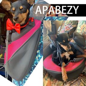 img 2 attached to APABEZY Dog Sling Carrier: Breathable Mesh Hand-Free Bag for Small Dogs & Cats up to 5 lbs - Perfect Gift