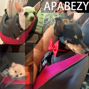 img 1 attached to APABEZY Dog Sling Carrier: Breathable Mesh Hand-Free Bag for Small Dogs & Cats up to 5 lbs - Perfect Gift