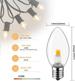 img 3 attached to 💡 Efficient LED Night Light Bulb: The Perfect Incandescent Replacement