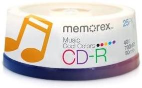 img 1 attached to 📀 Memorex CD-RM/25 80-минутный музыкальный CD-R (больше не производится)