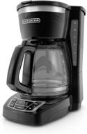 ☕️ black+decker 12-cup programmable coffee maker cm1160b, black/stainless steel logo