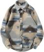 jofemuho flannel brushed jackets shacket men's clothing in shirts logo