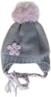 ❄️ frost hats winter hat for girls: stay cozy with our warm winter beanie ski hat pom pom beanie! logo