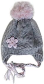 img 3 attached to ❄️ Frost Hats Winter Hat for Girls: Stay Cozy with our Warm Winter Beanie Ski Hat Pom Pom Beanie!