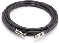 🔌 high definition 50 feet rg-11 coaxial cable with compression connectors - black logo