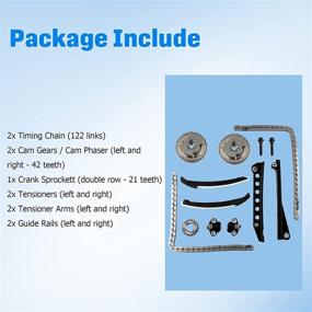 img 2 attached to ECCPP TK6068 Timing Chain Kit 5.4L for Ford Expedition, F-150, F-250, F-350 & Lincoln Mark Navigator 2006-2008