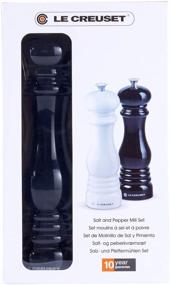 img 2 attached to 🌶️ Le Creuset Salt and Pepper Mill Set, 8" x 2 1/2" – Black & White: Premium Seasoning Duo