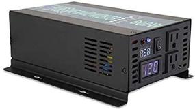 img 4 attached to ⚡ 600W Pure Sine Wave Inverter 12V DC to 120V AC Power Converter with 1200W Surge Capacity