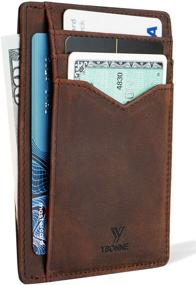 img 1 attached to 👔 YBONNE's Sleek Minimalist Genuine Men's Wallets, Card Cases, and Money Organizers: Elevate Your Style with Premium Blocking Accessories