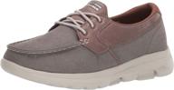 skechers mens 5 55502 khaki extra men's shoes logo