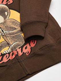 img 2 attached to Cheerful Curious George Hoodie for Boys: Character-inspired Style & Comfort