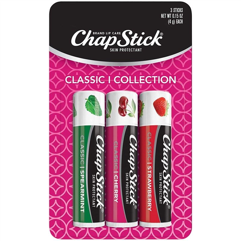 chapstick strawberry spearmint protectant flavored 로고