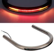 tube cafe racer задней сиденья рамка с brat style seat с led тормозный сигнал поворота света - универсальное подходит для yamaha, suzuki, kawasaki логотип