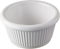 🍽 winco флейтированные рамки: белые, 2 унции, упаковка из 12 штук - универсальные и прочные кухонные принадлежности. логотип