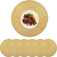 🍽️ non-slip kitchen placemats: resistant & durable, ideal for every table diameter logo