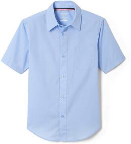 img 4 attached to 👕 French Toast Short Sleeve Boys' Poplin Tops, Tees & Shirts: Stylish and Versatile Clothing