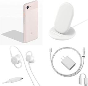 img 2 attached to 📱 Google Pixel 3 64GB Unlocked Cell Phone Bundle Set with Stand, Wired Earbuds, and Charger - Not Pink