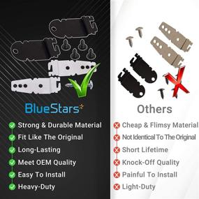 img 3 attached to 🌟 Blue Stars Ultra Durable Dishwasher Side Mounting Bracket Kit - Exact Fit for KitchenAid Whirlpool Kenmore Dishwashers