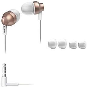 img 3 attached to Philips MyJam Chromz Наушники внутриканальные наушники - Белый и розовое золото (Модель SHE3850RG/27)