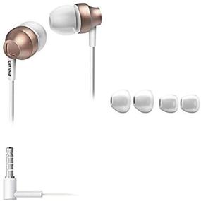 img 2 attached to Philips MyJam Chromz Наушники внутриканальные наушники - Белый и розовое золото (Модель SHE3850RG/27)